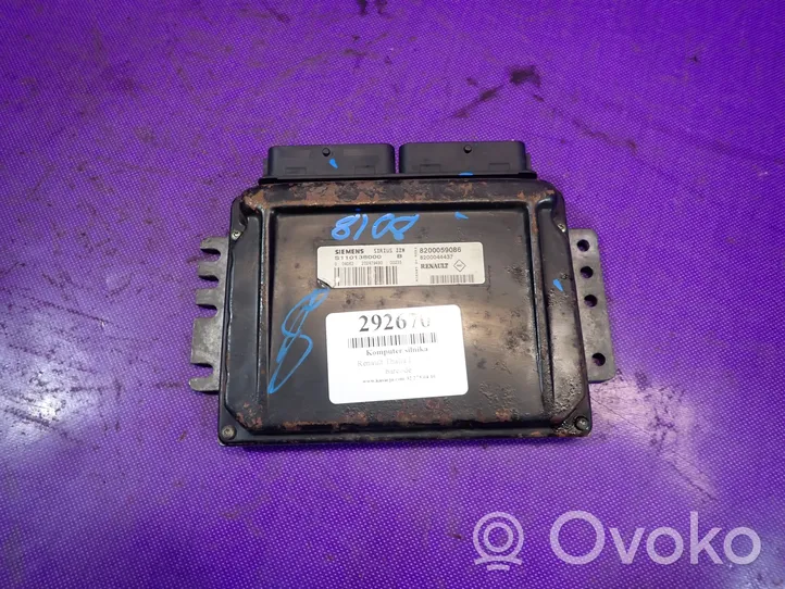 Renault Thalia I Unité de commande, module ECU de moteur 8200059086