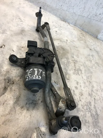 Volkswagen Jetta VI Motor y varillaje del limpiaparabrisas delantero 5c7955023b