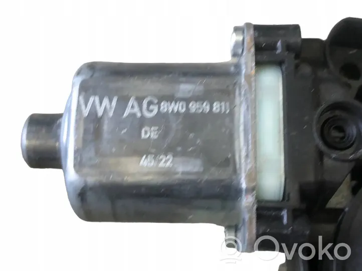 Audi A4 S4 B9 8W Priekinio el. Lango pakėlimo mechanizmo komplektas 8W0959811