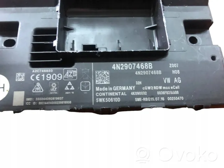 Audi A8 S8 D5 Modulo di controllo accesso 4N2907688