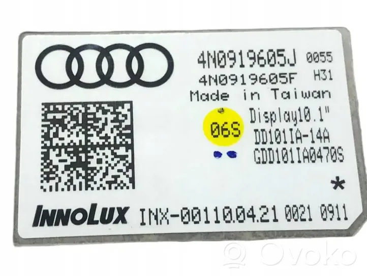 Audi A8 S8 D5 Monitor / wyświetlacz / ekran 4N0919605J