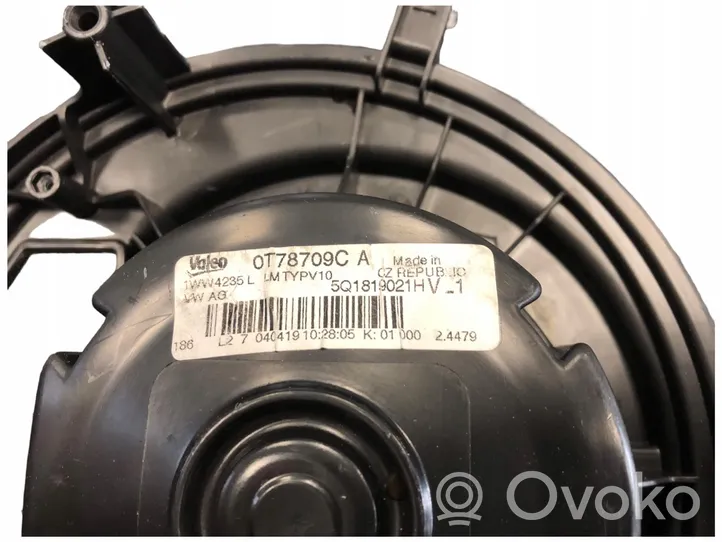 Audi Q2 - Ventola riscaldamento/ventilatore abitacolo 0T78709CA