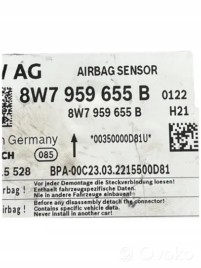 Audi A4 S4 B5 8D Module de contrôle airbag 8W7959655B