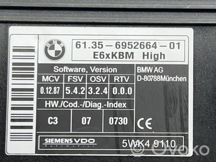 BMW 5 E60 E61 Moduł / Sterownik komfortu 6952664