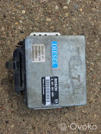 BMW 3 E30 Sterownik / Moduł ECU 0281001063