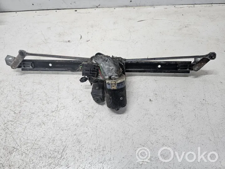 Audi 100 200 5000 C3 Tringlerie et moteur d'essuie-glace avant 443955113