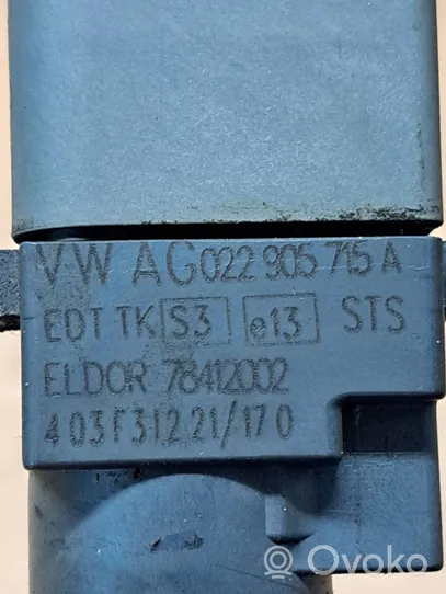 Volkswagen Touareg II High voltage ignition coil 022905715A