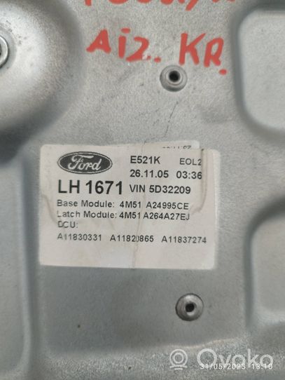 Ford Focus Mechaninis galinio lango pakėlimo mechanizmas 4M51A249927E