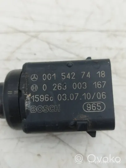 Mercedes-Benz S W220 Parkošanās (PDC) sensors (-i) 0015427418