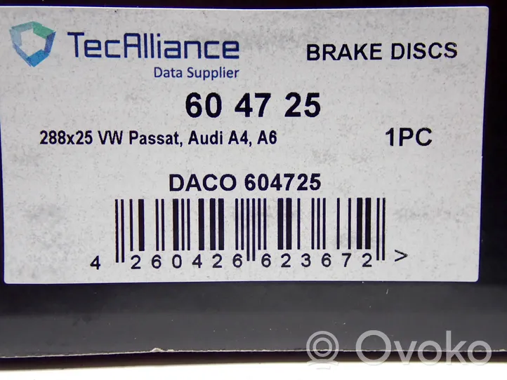 Audi A4 S4 B5 8D Set dischi freno e pinze 604725