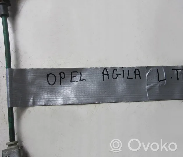 Opel Agila A Rear door manual window regulator 09206369