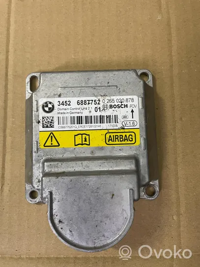 BMW 1 F20 F21 Module de contrôle airbag 6887752