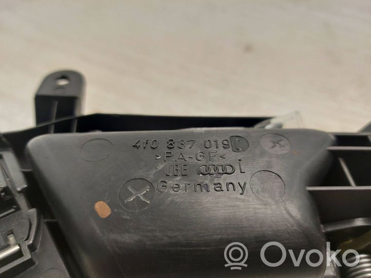 Audi A6 S6 C6 4F Priekinė atidarymo rankenėlė vidinė 4F0837019