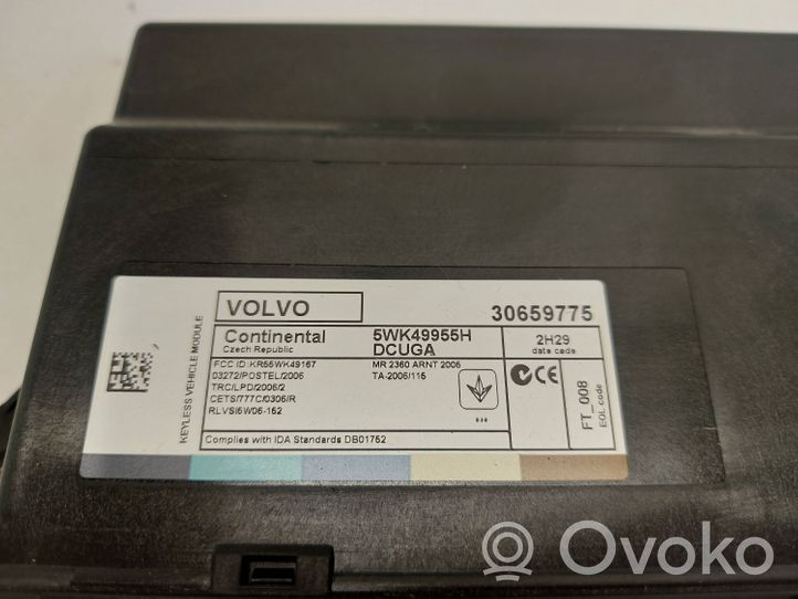 Volvo S60 Keyless (KESSY) go control unit/module 30659775