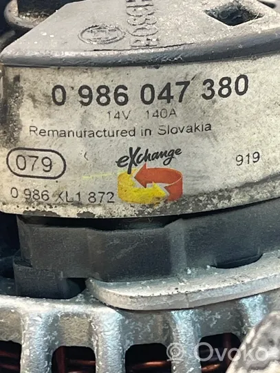 Volvo V70 Lichtmaschine 0986047380