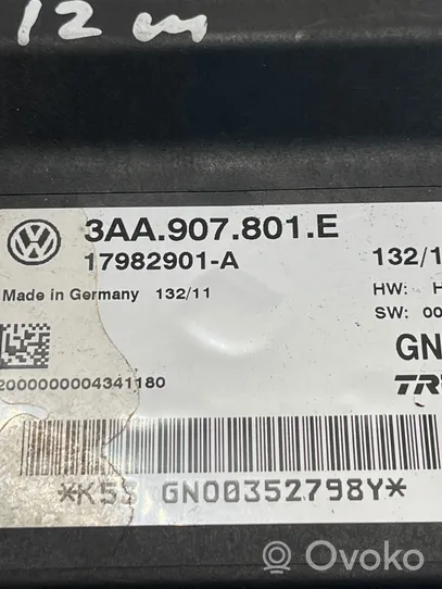 Volkswagen PASSAT CC Модуль управления ручным тормозом 3AA907801E