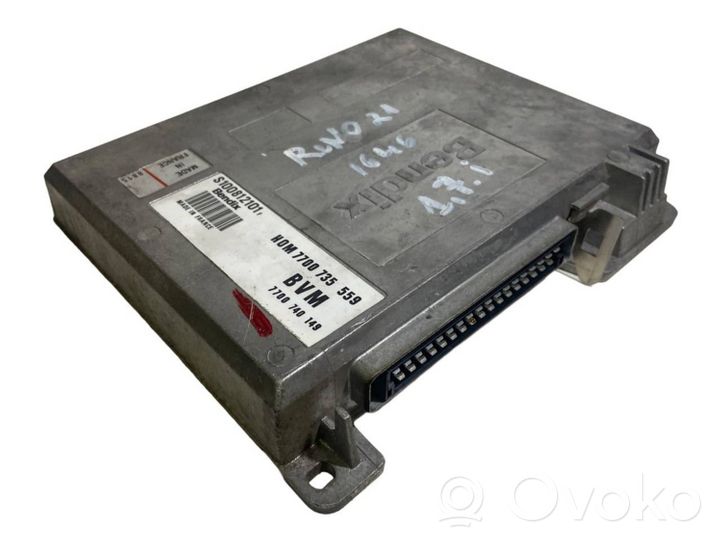 Renault 21 Unité de commande, module ECU de moteur 7700735559