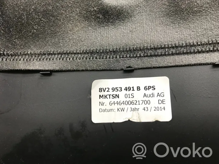 Audi A3 S3 8V Ohjauspyörän pylvään verhoilu 8V2953491B