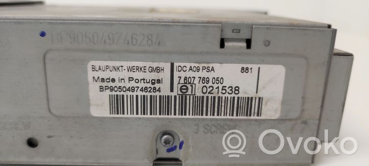 Peugeot 307 CD/DVD-vaihdin 7607769050