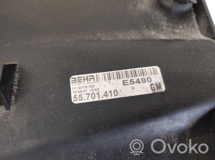 Opel Corsa D Elektrinis radiatorių ventiliatorius 55701410