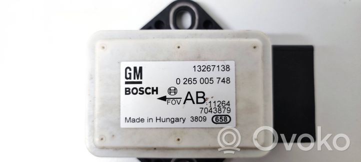 Opel Corsa D ESP acceleration yaw rate sensor 13267138