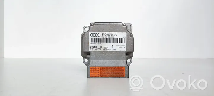 Audi A3 S3 8P Turvatyynyn ohjainlaite/moduuli 8P0959655C