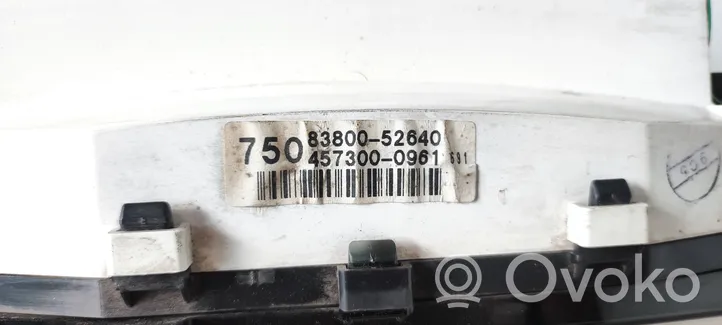 Toyota Yaris Tachimetro (quadro strumenti) 8380052640