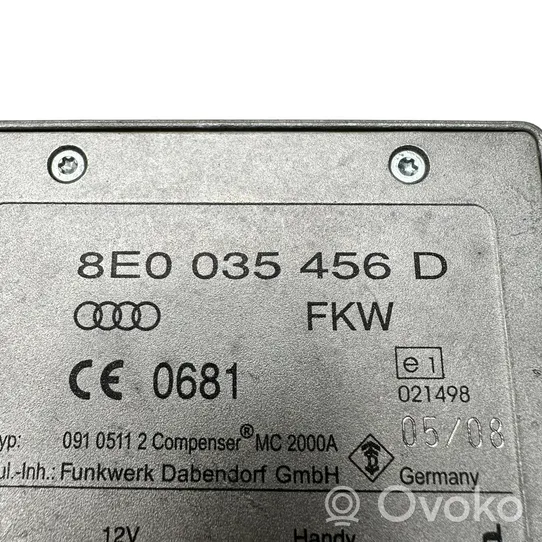 Audi A6 S6 C6 4F Antenos stiprintuvas 8E0035456D