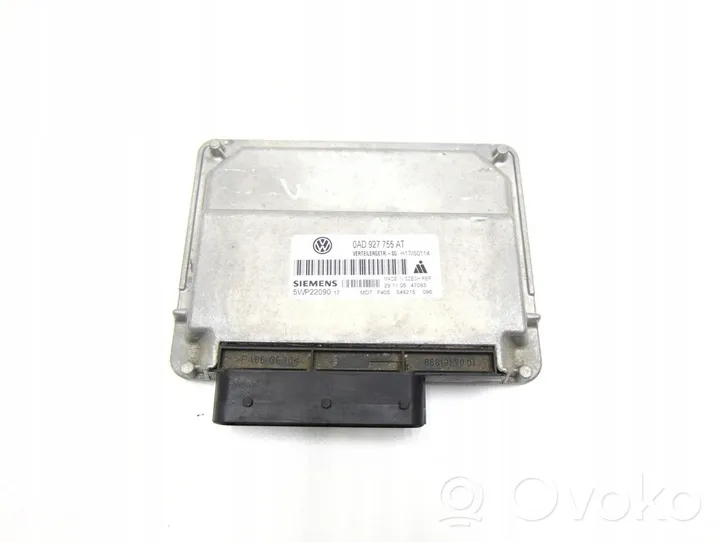 Volkswagen Touareg III Unité de commande, module ECU de moteur 0AD927755AT