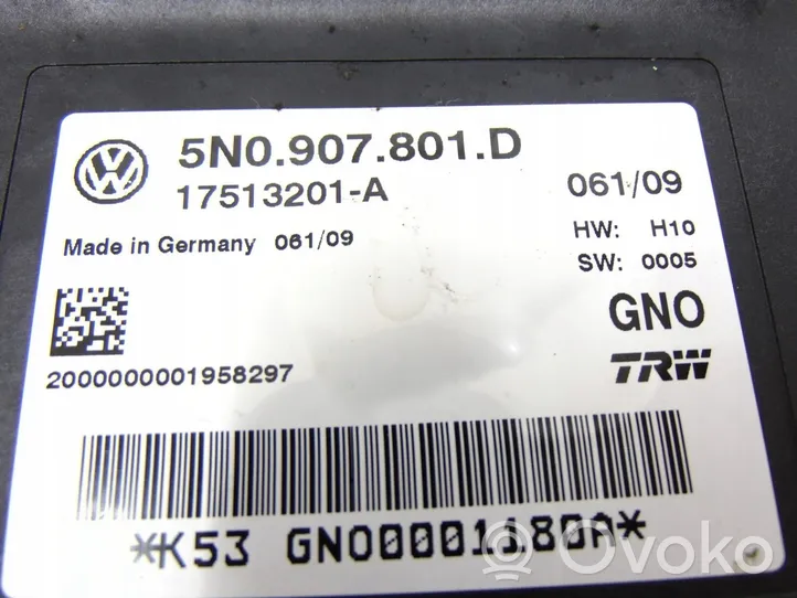 Volkswagen Tiguan Moduł / Sterownik hamulca ręcznego 5N0907801D