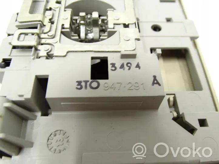 Skoda Octavia Mk2 (1Z) Rivestimento della console di illuminazione installata sul rivestimento del tetto 3T0947291A