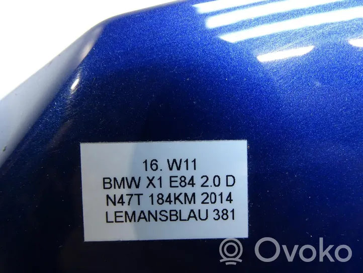 BMW X1 E84 Pokrywa przednia / Maska silnika LE