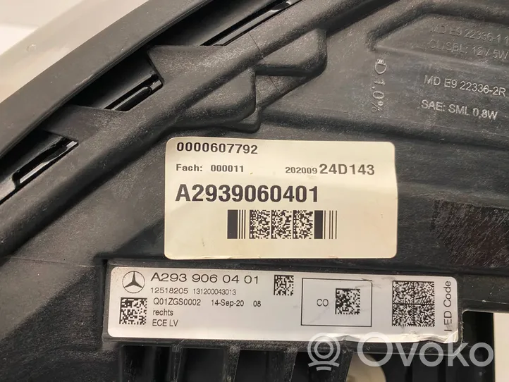 Mercedes-Benz EQC Etu-/Ajovalo A2939060401