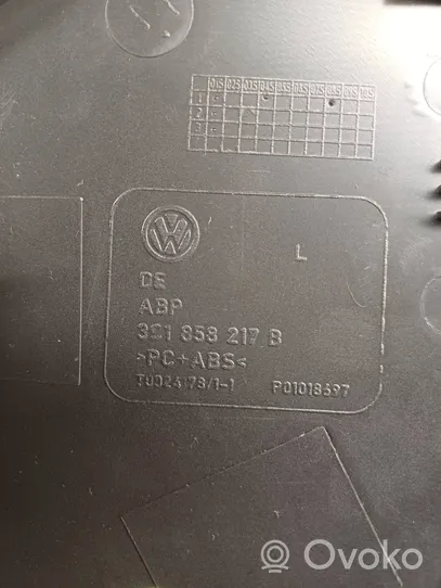 Volkswagen PASSAT B6 Panelės apdailos skydas (šoninis) 3C1858217B