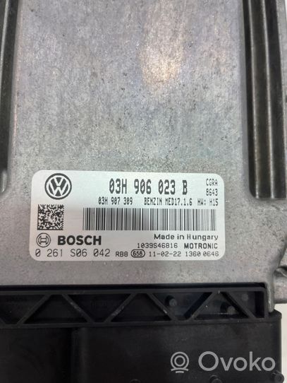 Volkswagen Touareg II Unité de commande, module ECU de moteur 03H906023B  |000000000007