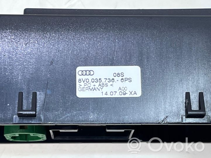 Audi A3 S3 8V Interrupteur antibrouillard 8V0035736 | 6847563406531