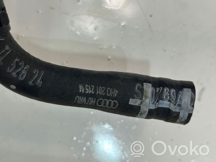 Audi A8 S8 D5 Tubo carburante 4H0201215M | 888.119.532