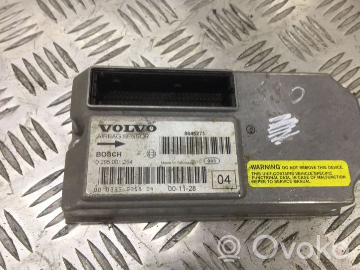 Volvo S80 Centralina/modulo airbag 0285001254