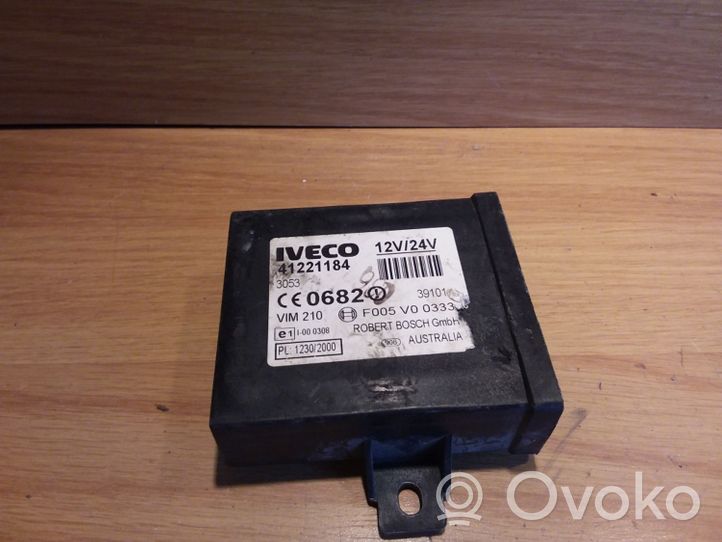 Iveco Daily 30.8 - 9 Unité de commande dispositif d'immobilisation 41221184