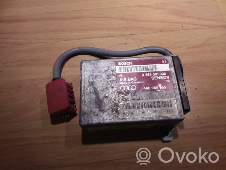 Audi 80 90 B3 Airbag control unit/module 0285001036