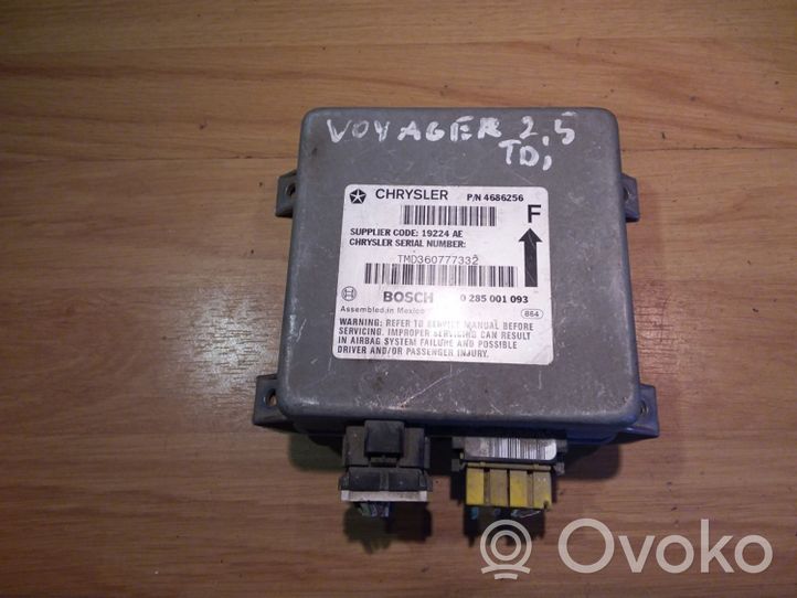 Chrysler Voyager Module de contrôle airbag 0285001093