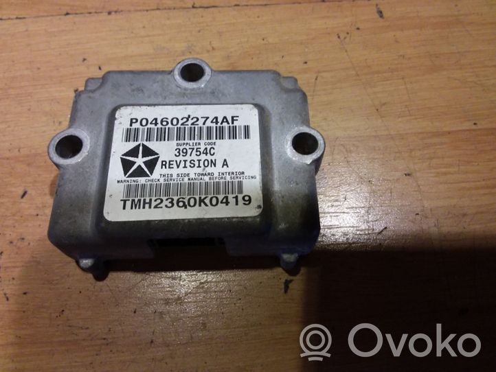 Chrysler 300M Oro pagalvių valdymo blokas P04602274AF