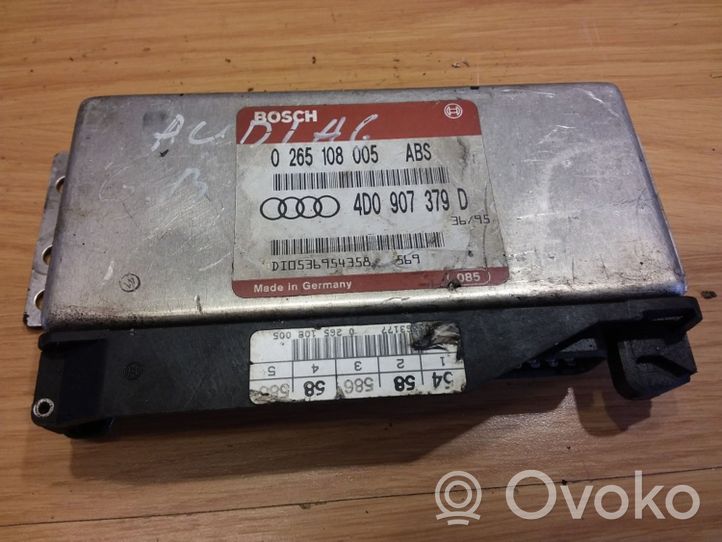 Audi A4 S4 B5 8D ABS-ohjainlaite/moduuli 4D0907379D