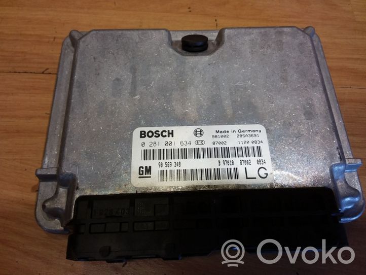 Opel Vectra B Sterownik / Moduł ECU 90569348