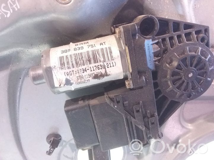 Volkswagen PASSAT B5 Fensterheber elektrisch mit Motor Tür hinten 3B9839755