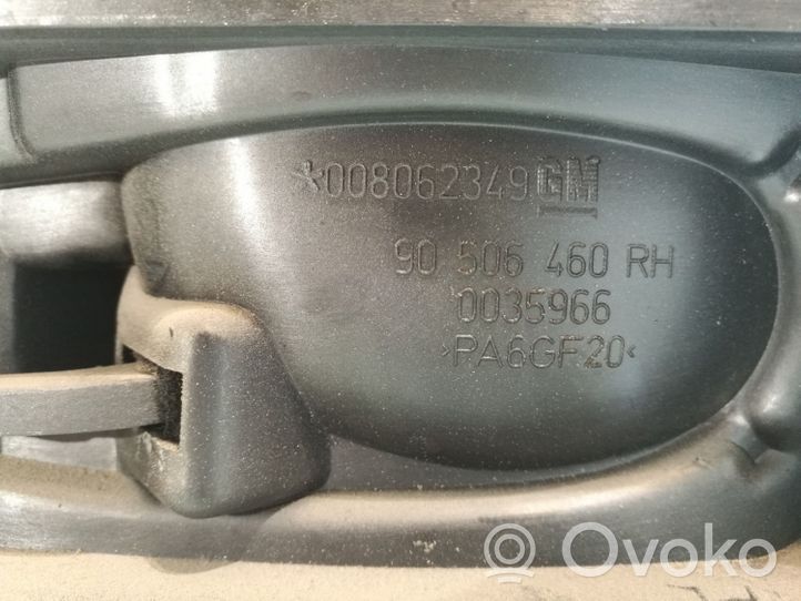 Opel Vectra B Klamka wewnętrzna drzwi przednich 90506460