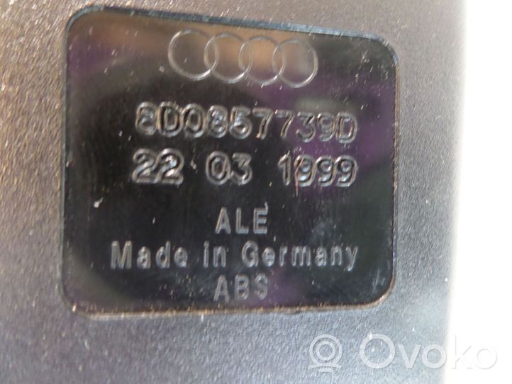 Audi A4 S4 B5 8D Fibbia della cintura di sicurezza posteriore 8D0857739D