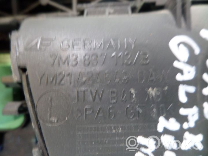 Ford Galaxy Klamka wewnętrzna drzwi przednich 7M3837113B