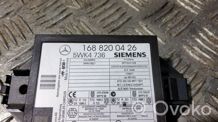 Mercedes-Benz Vaneo W414 Ajonestolaitteen ohjainlaite/moduuli 1688200426