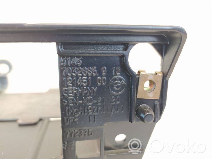 BMW 7 E65 E66 Boîte / compartiment de rangement pour tableau de bord 7032886